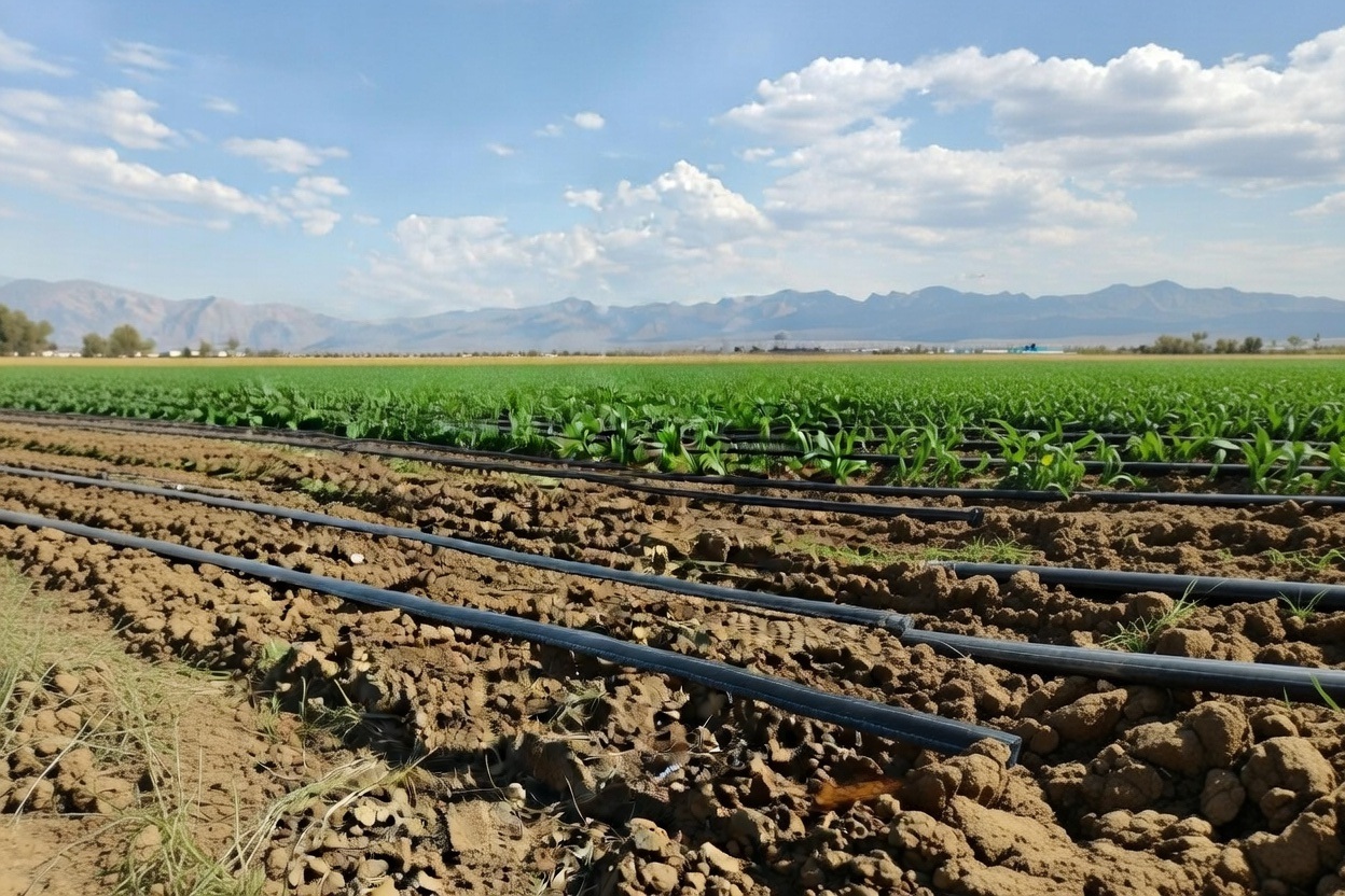 راهنمای کامل انتخاب نوار آبیاری قطره‌ای مناسب برای مزارع ایران در سال ۱۴۰۵